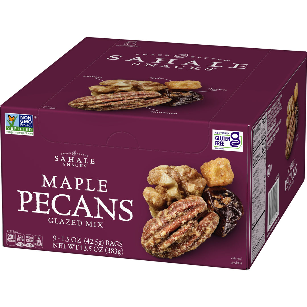 Sahale Maple Pecan Glazed Mix-1.5 oz.-9/Box-12/Case