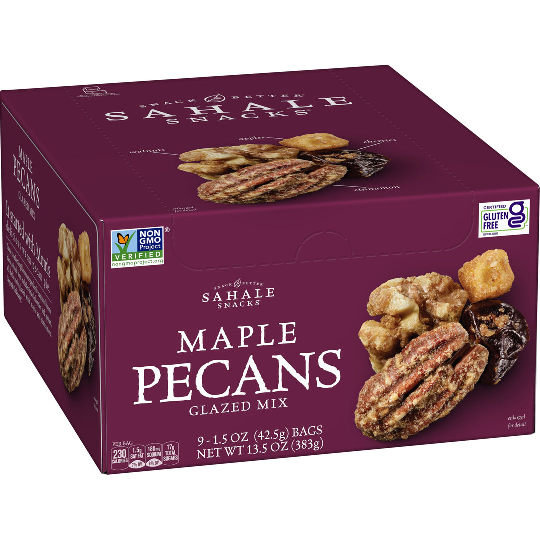 Sahale Maple Pecan Glazed Mix-1.5 oz.-9/Box-12/Case