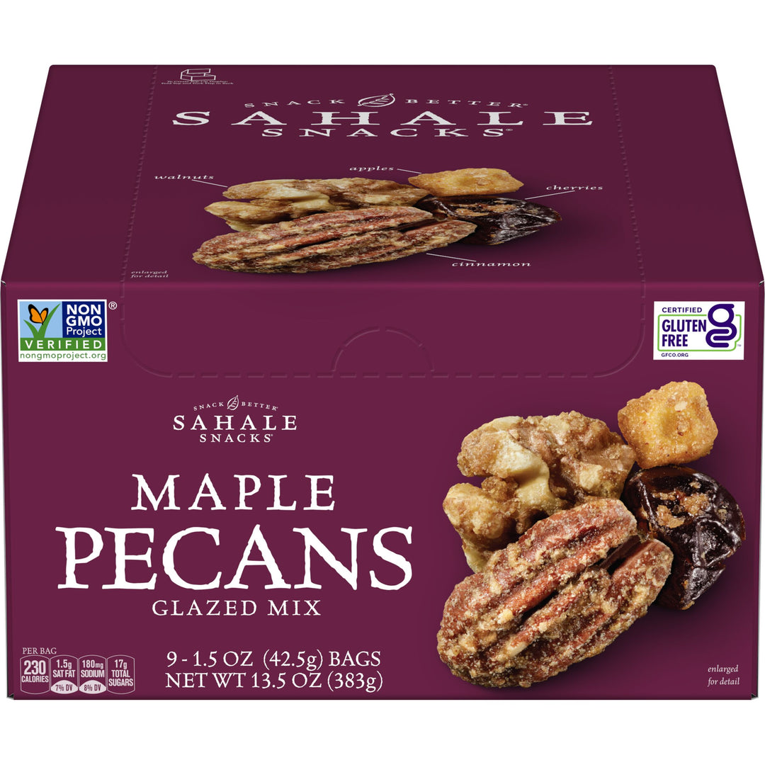 Sahale Maple Pecan Glazed Mix-1.5 oz.-9/Box-12/Case