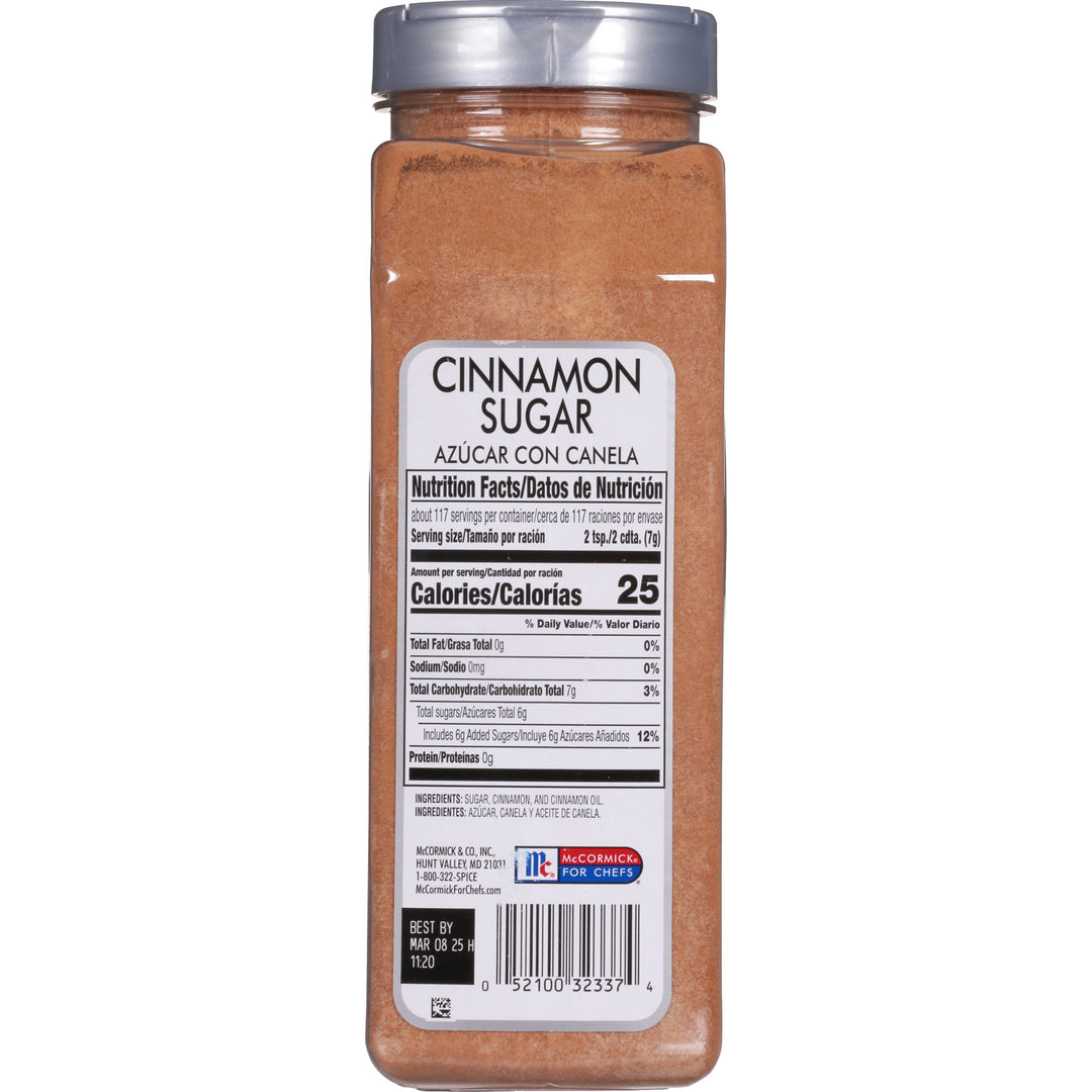 Mccormick Cinnamon Sugar-29 oz.-6/Case
