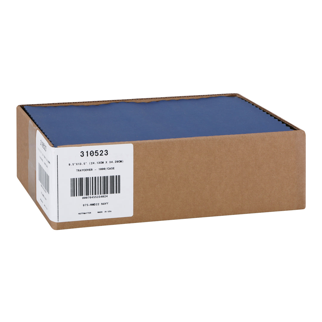 Hoffmaster 9.5 Inch X 13.5 Inch Navy Paper Placemat-1000 Each-1/Case