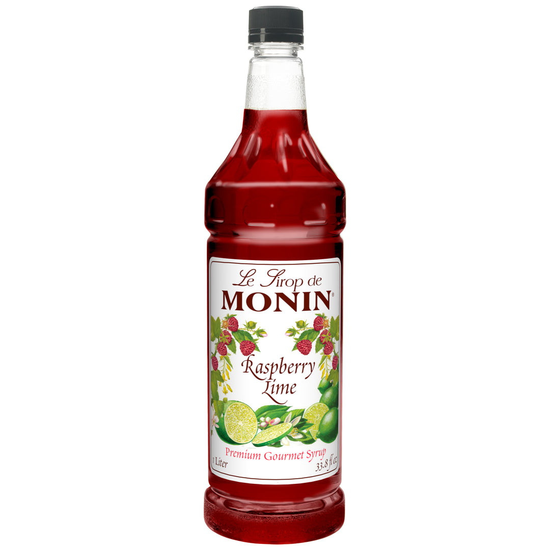 Monin Raspberry Lime Syrup 4/1 Lt.