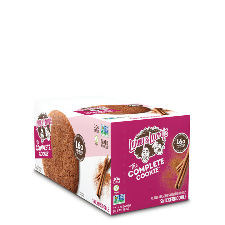 Lenny & Larry's Complete Cookie Snickerdoodle Complete Cookie 4 oz.-4 oz.-12/Box-6/Case