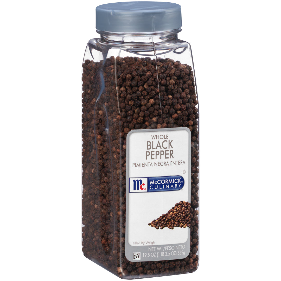 Mccormick Whole Black Pepper-19.5 oz.-6/Case
