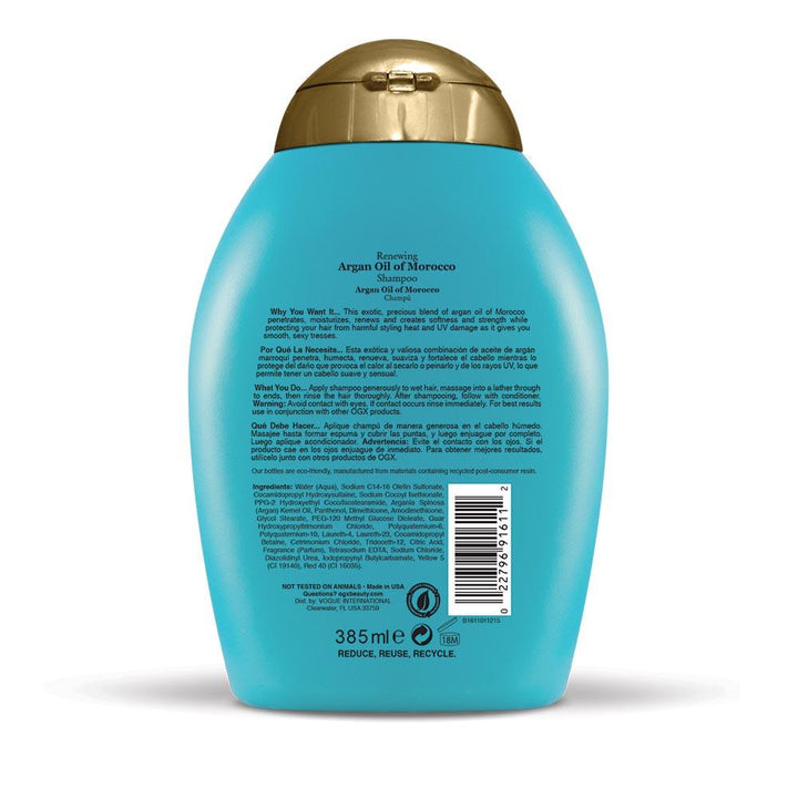 OGX Argon Oil Moroccan Shampoo-385 Milliliter-4/Case
