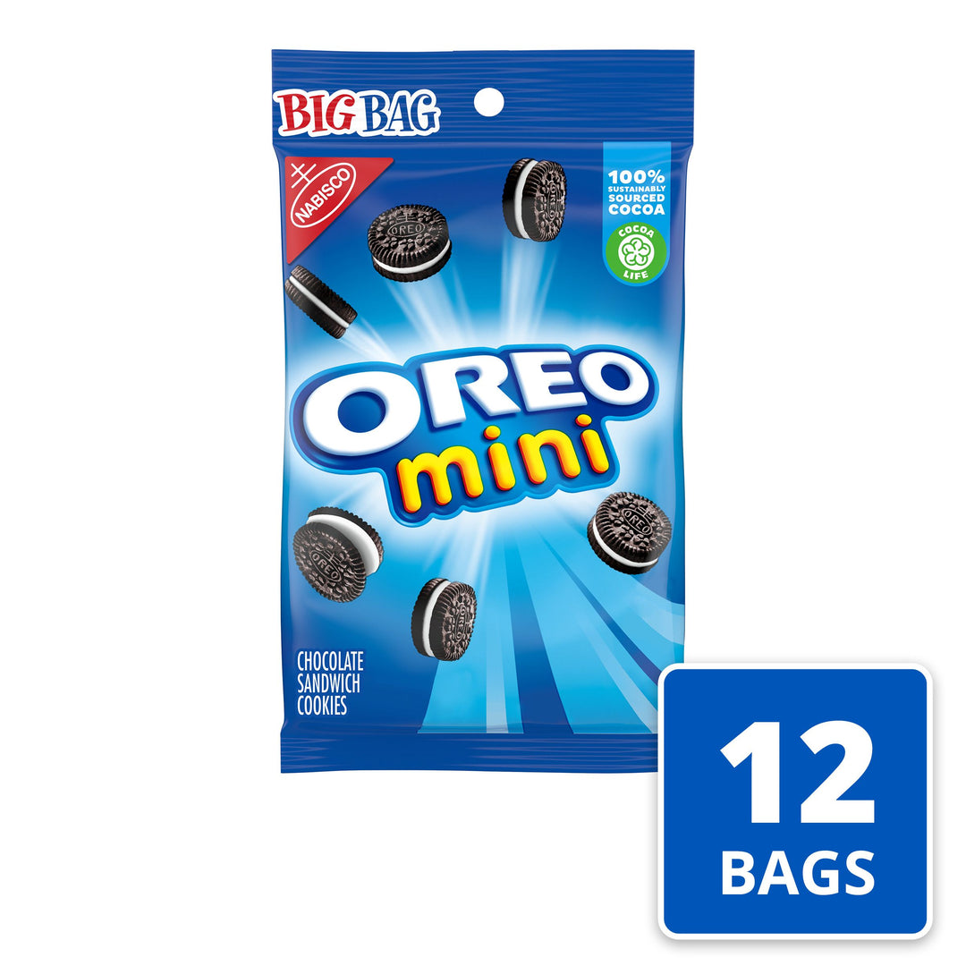 Oreo Big Bag Mini Cookie-3 oz.-12/Case