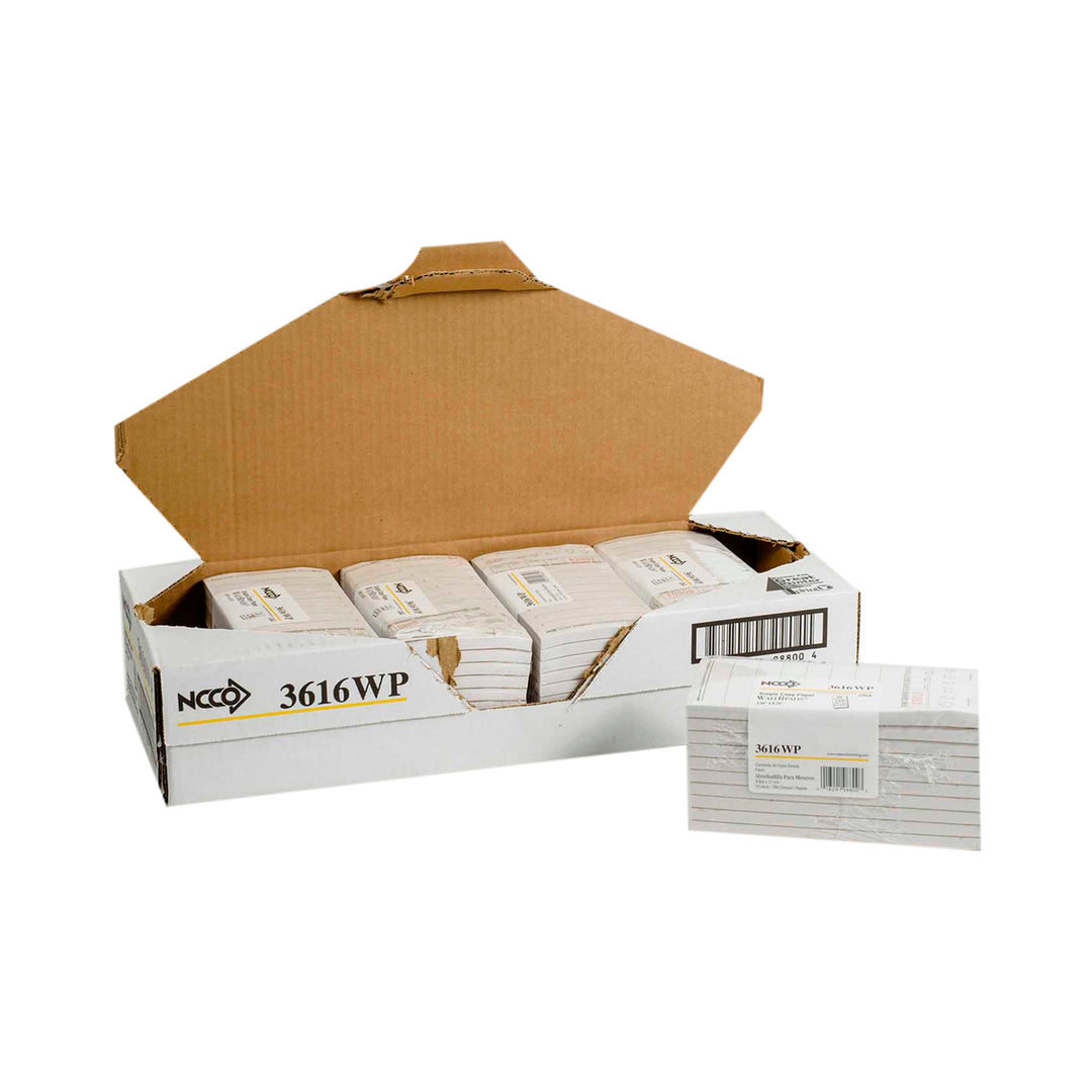 National Checking Waitrpad 3.5 Inch X 5.75 Inch 8 Line White 1 Part Guest Check-100/Book-5000 Each-1/Case