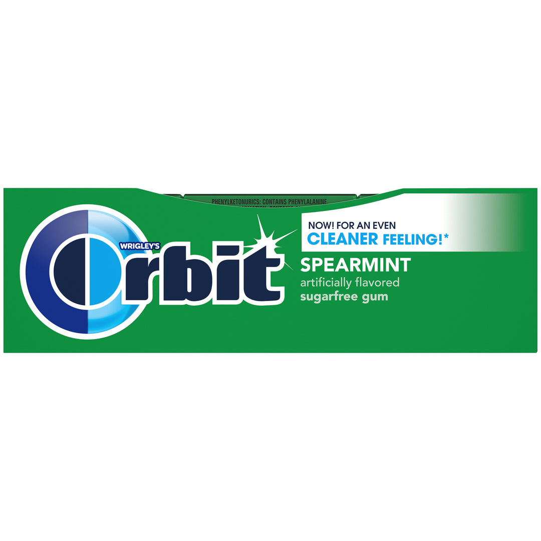 Orbit Spearmint Gum-14 Piece-12/Box-12/Case