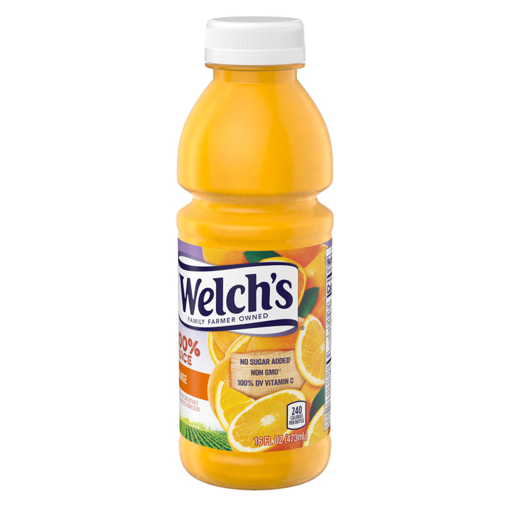 Welch's 100% Orange Juice-16 fl oz.-12/Case
