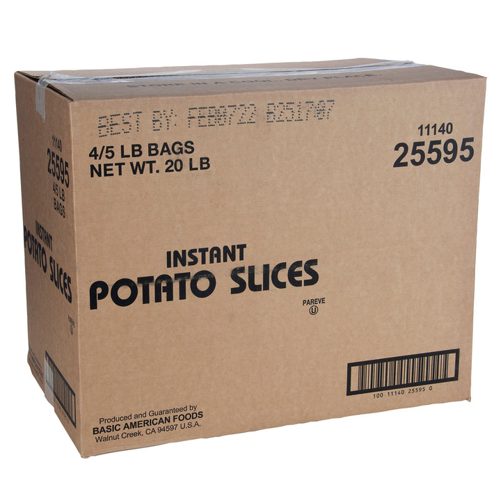 Basic American Foods Potato Sliced-5 lb.-4/Case