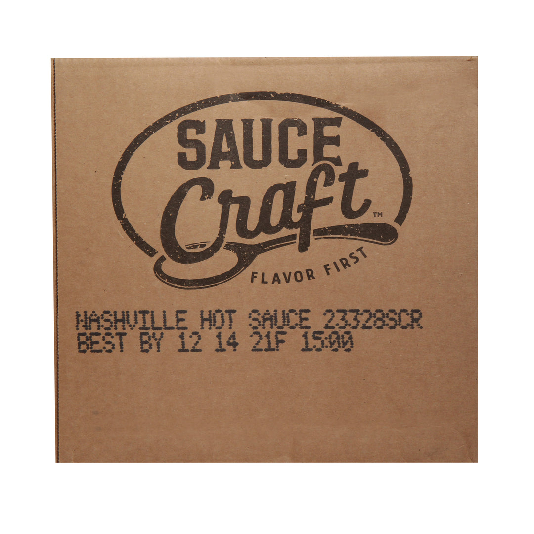 Sauce Craft Nashville Jug Hot Sauce Bulk-0.5 Gallon-4/Case