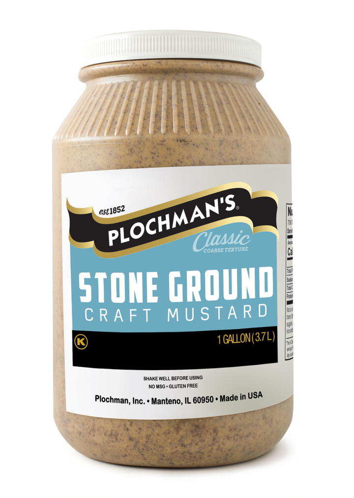 Plochman's Stone Ground Mustard Bulk-1 Gallon-2/Case