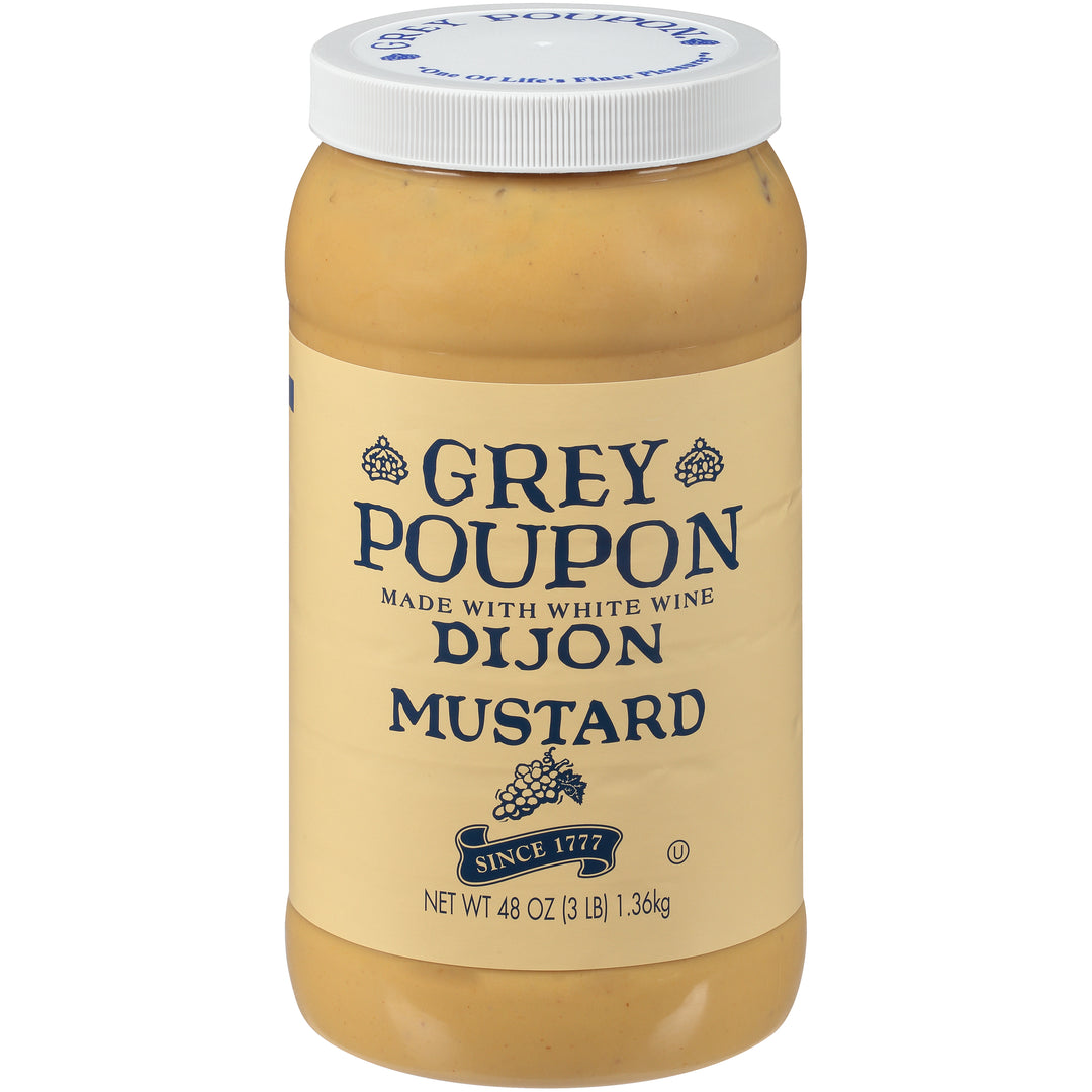 Grey Poupon Classic Dijon Mustard Bulk-3 lb.-6/Case