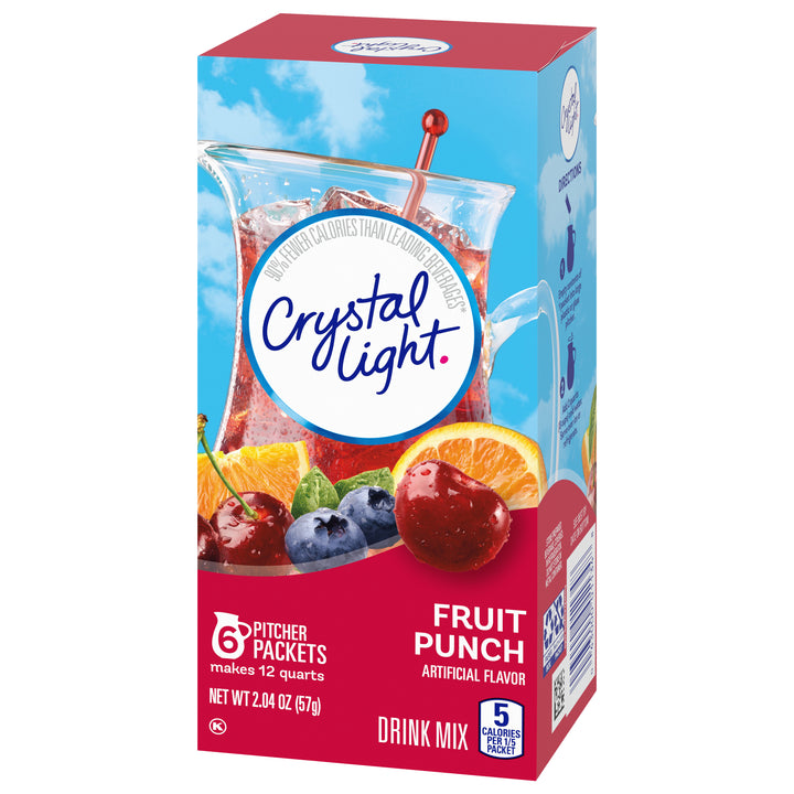 Crystal Light Fruit Punch Beverage Mix-2.04 oz.-12/Case