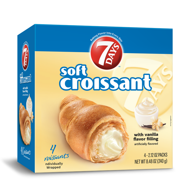 7 Days Vanilla Croissant Multipack-8.48 oz.-4/Case