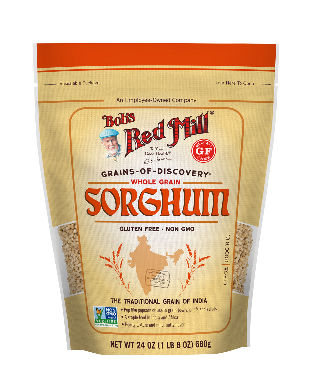 Bob's Red Mill Natural Foods Inc Sorghum Flour-24 oz.-4/Case