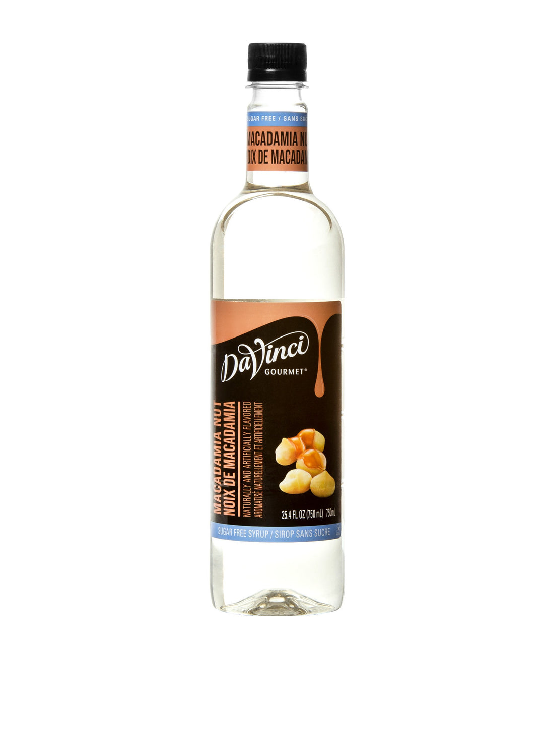 Davinci Gourmet Gourmet Sugar Free Macadamia Syrup-750 Milliliter-4/Case