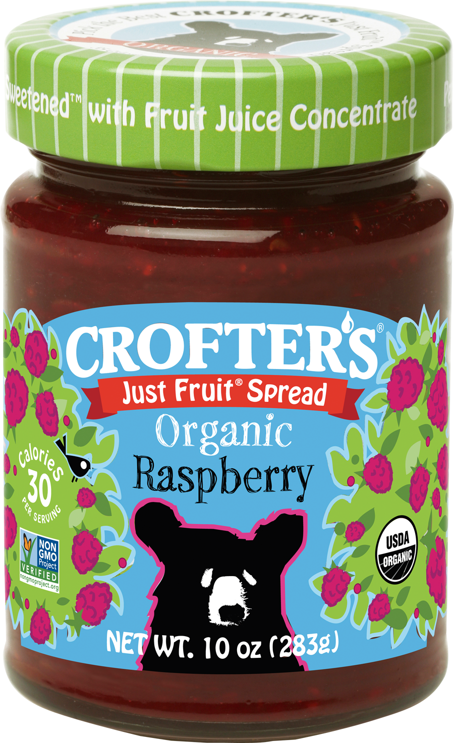 Crofters Organic Spread Fruit Raspberry 6/10 Oz.