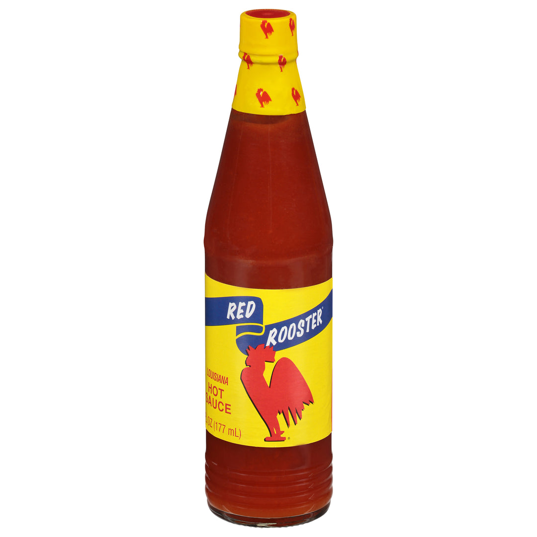 Louisiana Red Rooster Hot Sauce Bottle-6 fl oz.-24/Case