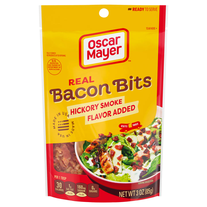 Oscar Mayer Bacon Bits Salad Topping Bag-3 oz.-6/Case