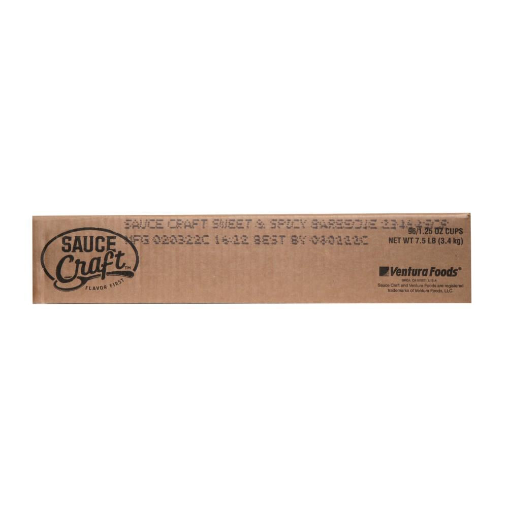 Sauce Craft Barbecue Sweet & Spicy Sauce Cup-1.25 oz.-96/Case