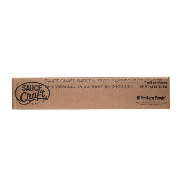 Sauce Craft Barbecue Sweet & Spicy Sauce Cup-1.25 oz.-96/Case
