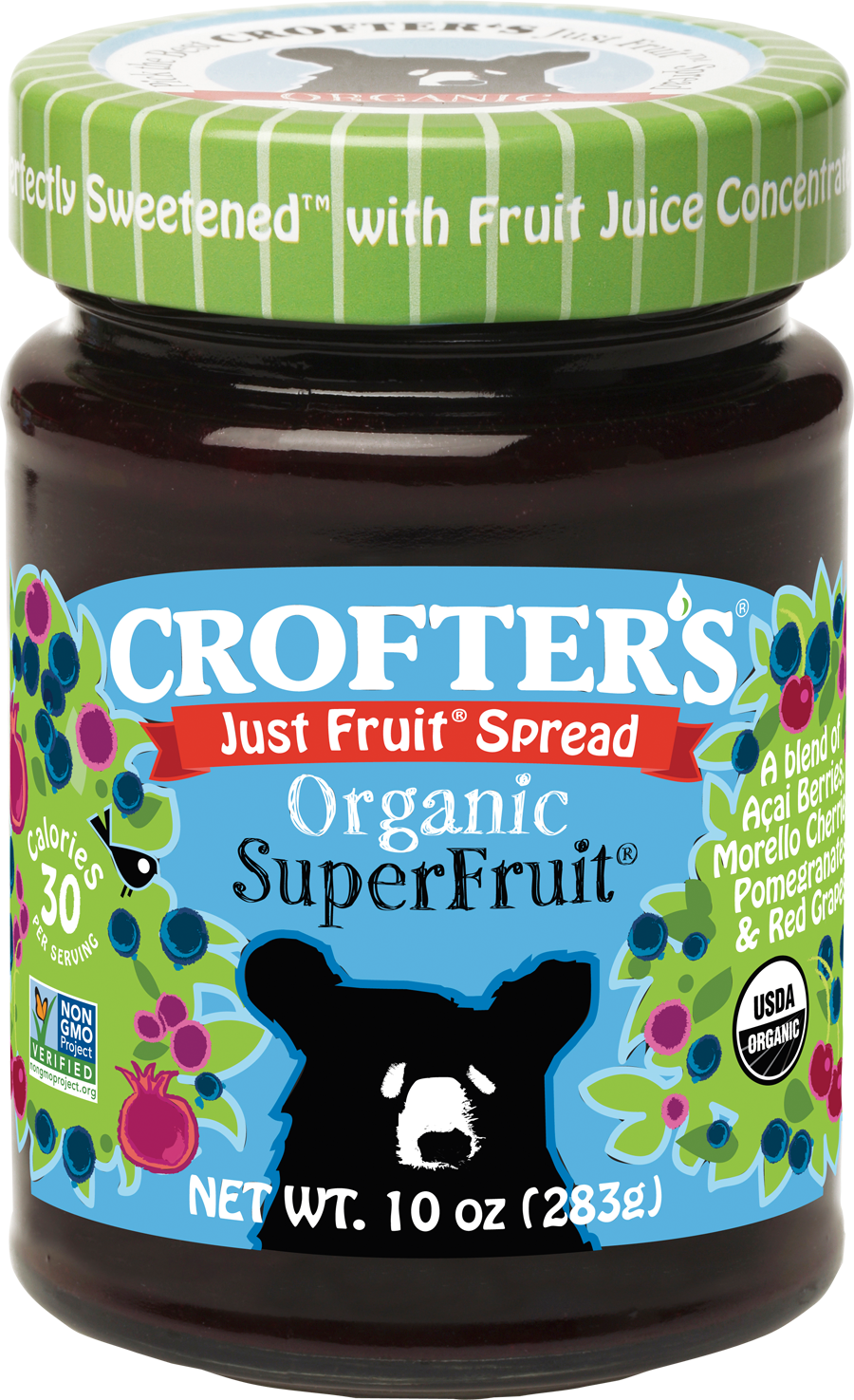 Crofters Organic Spread Fruit Superfruit 6/10 Oz.