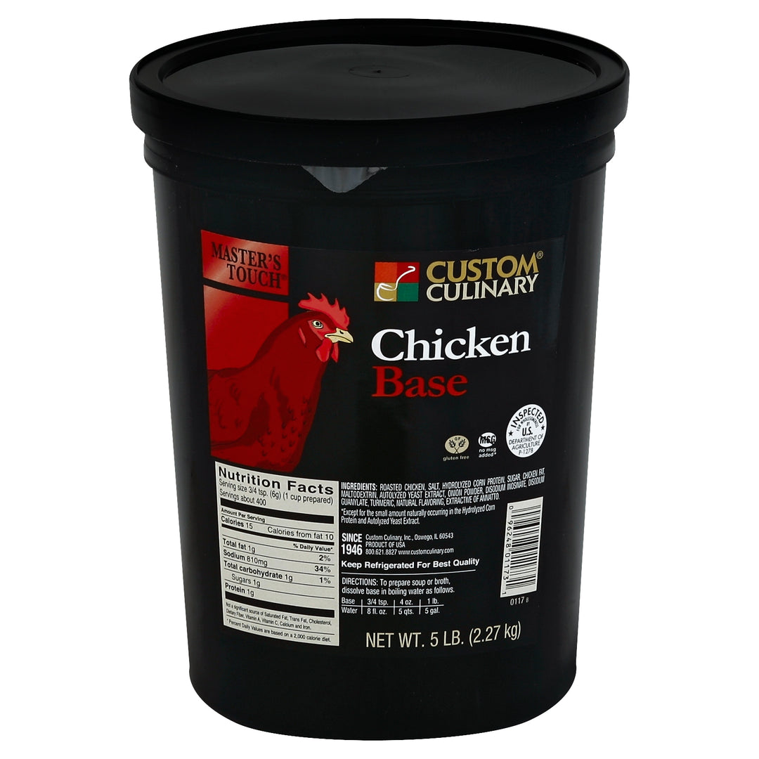 Masters Touch No Msg Touch Chicken Base-5 lb.-4/Case