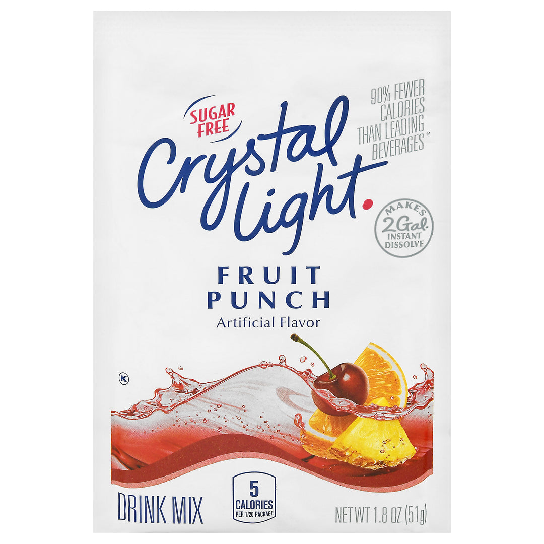 Crystal Light Fruit Punch Beverage Mix-1.8 oz.-12/Case