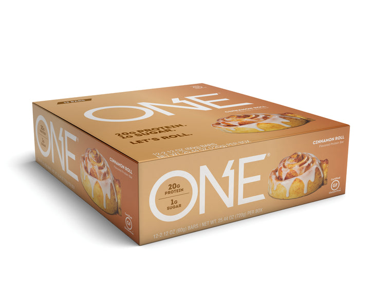 One Brand Cinnamon Roll Bar-2.12 oz.-12/Box-6/Case