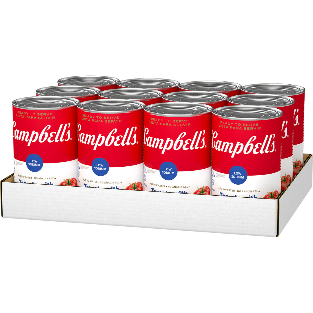 Campbell's Classic Low Sodium Tomato Shelf Stable Soup-50 oz.-12/Case