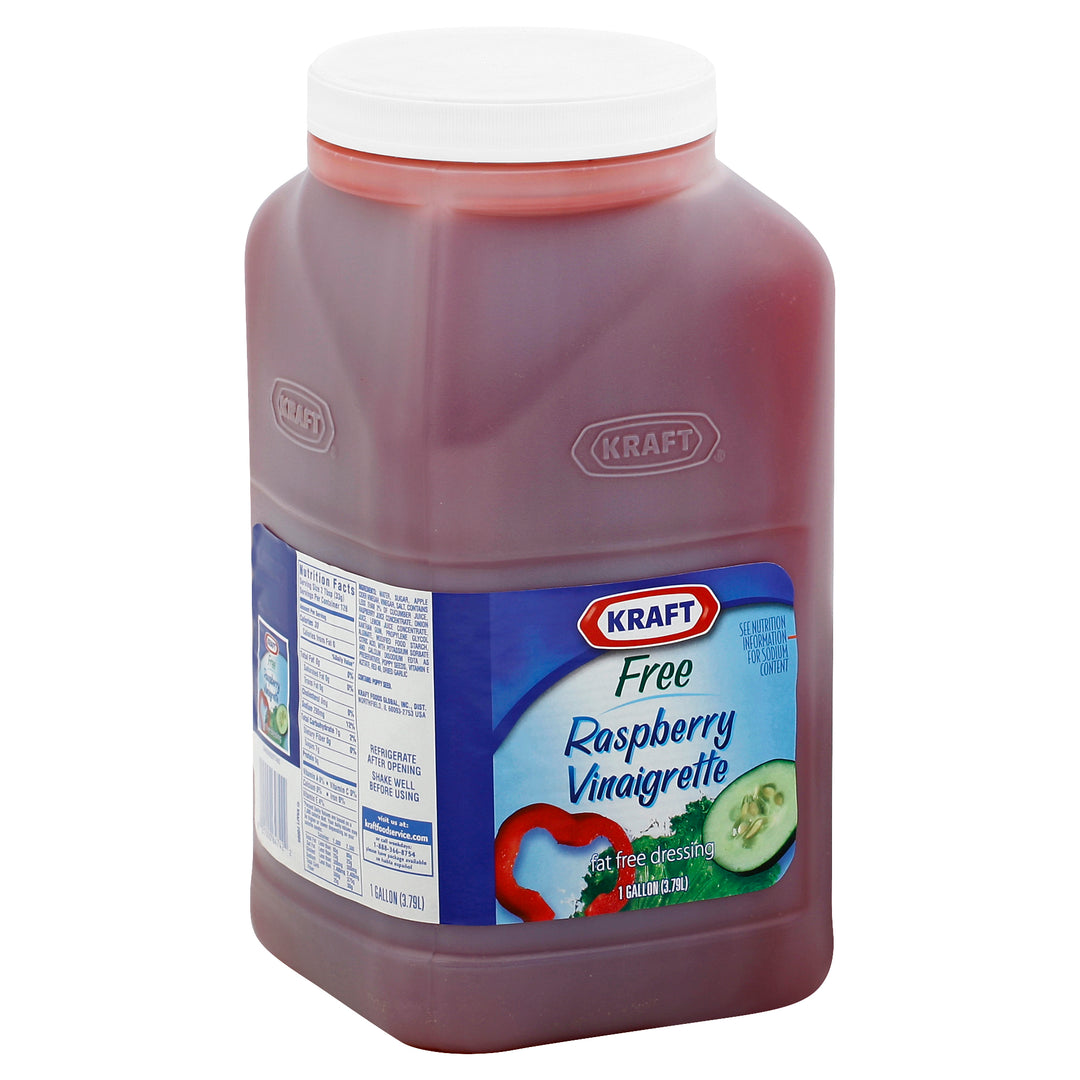 Kraft Fat Free Raspberry Vinaigrette Dressing Bulk-1 Gallon-4/Case