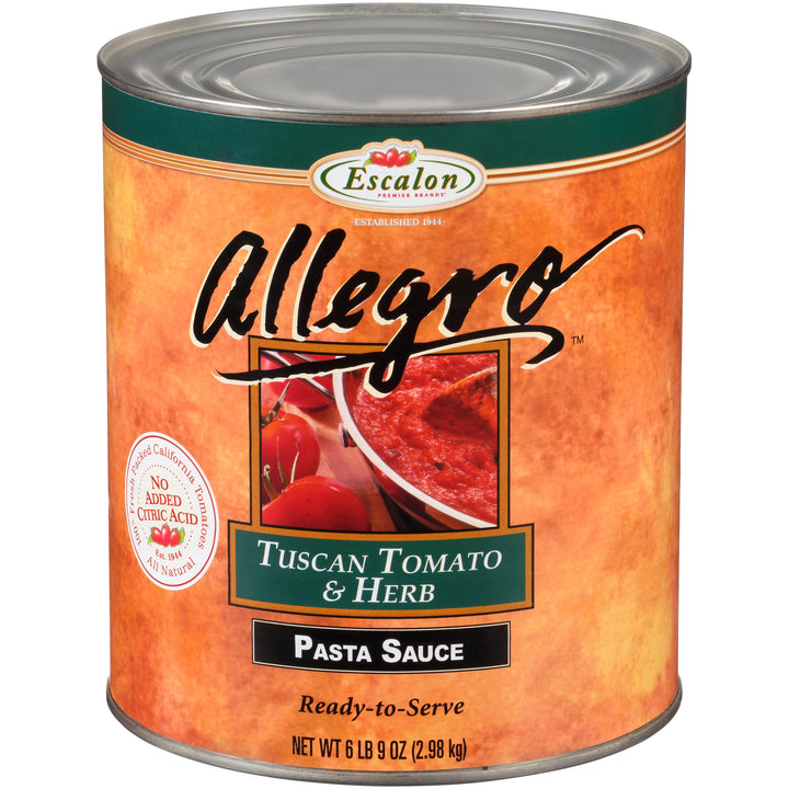 Allegro Tuscan Tomato & Herb-105 oz.-6/Case