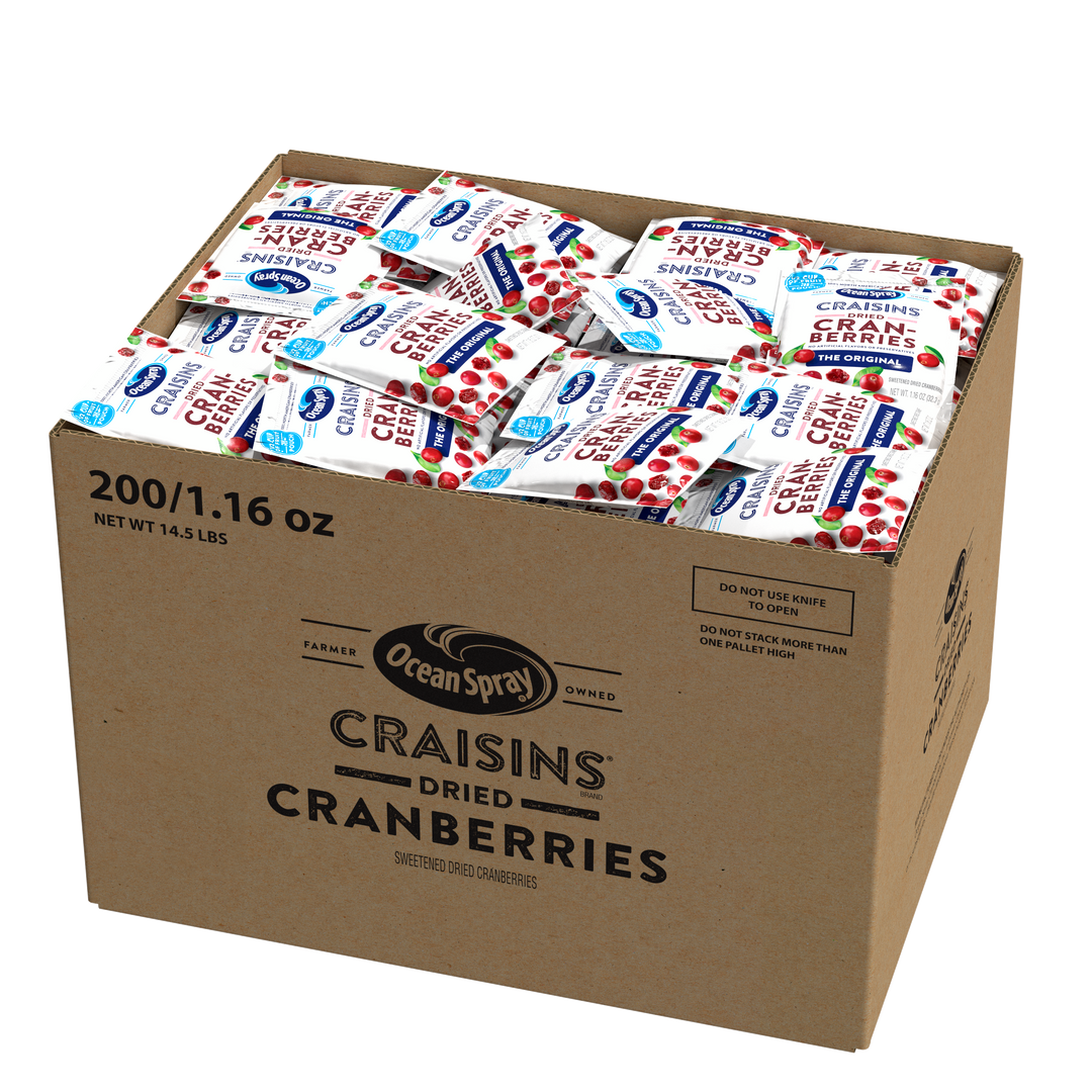Ocean Spray Craisins Dried Cranberries-1.16 oz.-200/Case