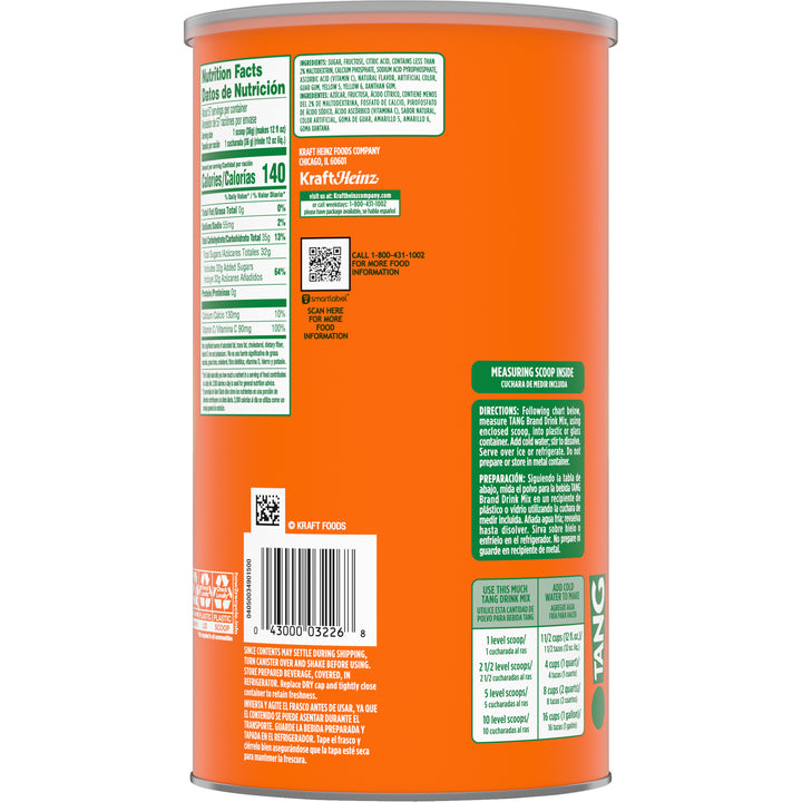 Tang Beverage Tang Orange 72 oz.-4.5 lb.-6/Case