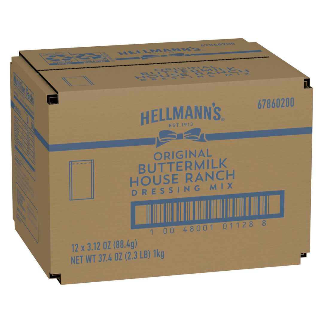 Hellmann's Original Buttermilk House Dry Mix Dressing Mix-3.12 oz.-12/Case