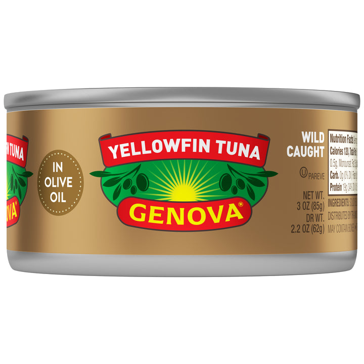 Genova Tonno Solid Light Yellowfin Tuna-3 oz.-24/Case