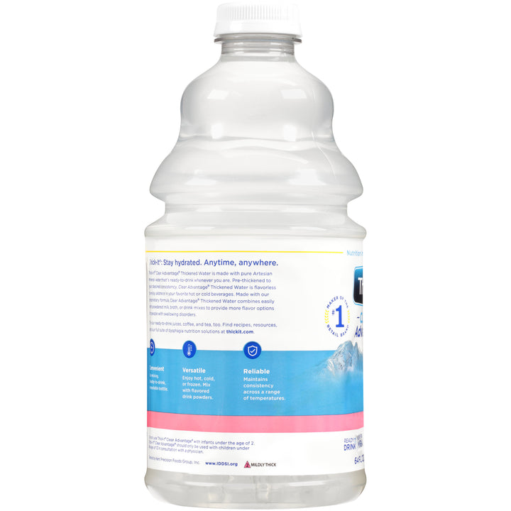 Thick It Clear Advantage Thickened Water With Nectar Consistency-64 fl oz.-4/Case