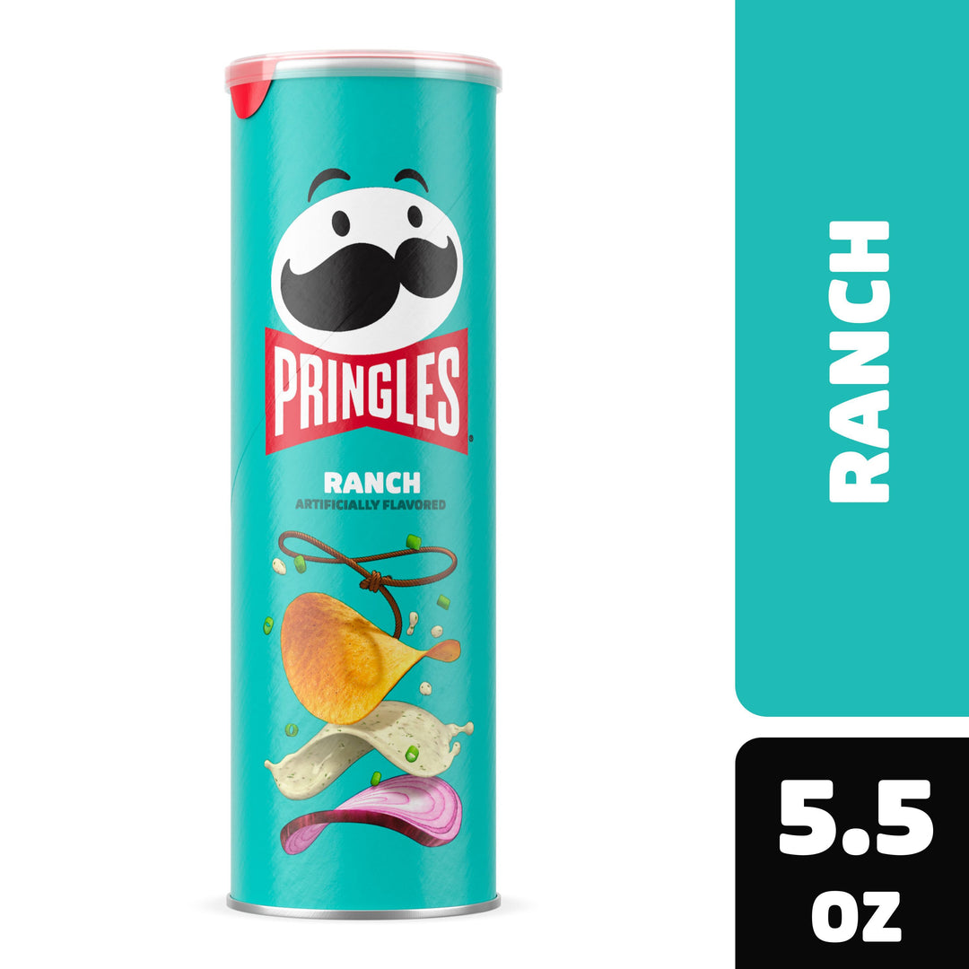 Pringles Ranch Potato Crisp-5.5 oz.-14/Case