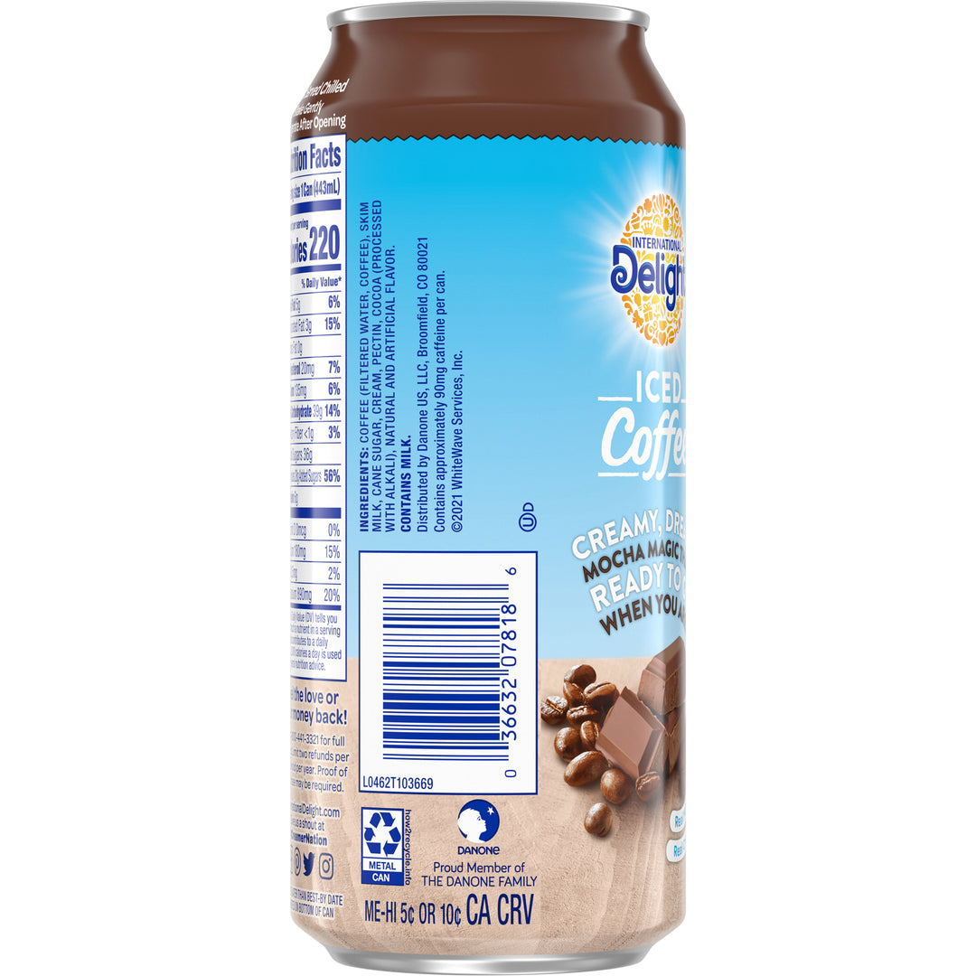 International Delight Iced Coffee Mocha-1 Count-12/Case