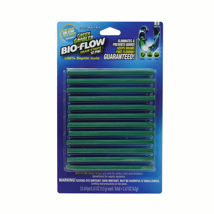 Green Gobbler Drain Strips Bio-Flow 12/12 Cnt.