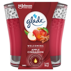 Glade Apple Cinnamon Candle-3.4 oz.-6/Case