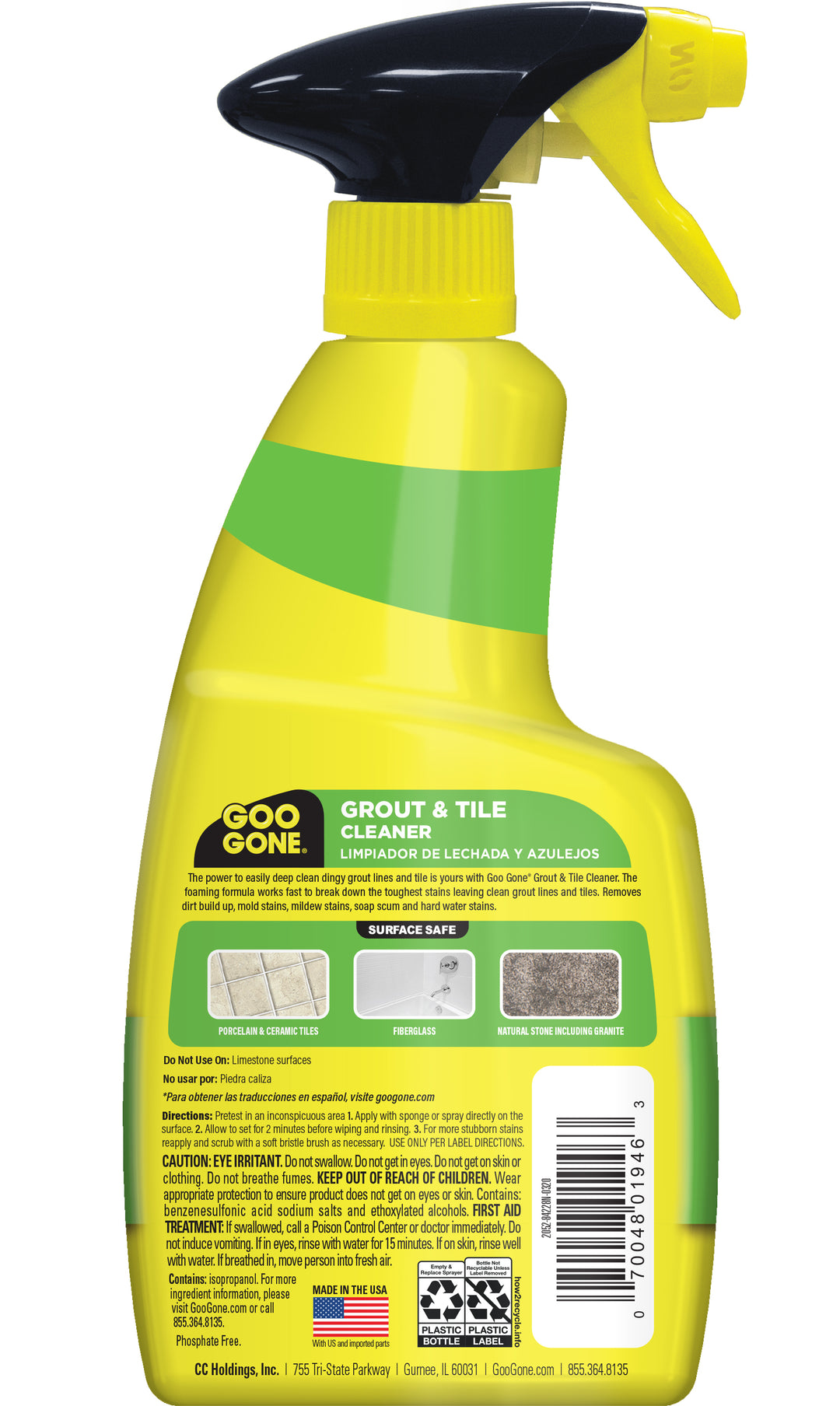 Goo Gone Grout & Tile Cleaner-14 fl oz.s-6/Case