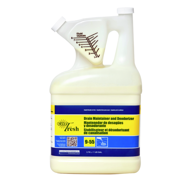 Diversified Chemical Citri Fresh Drain Maintainer & Deodorizer Ready-To-Use-1 Gallon-4/Case