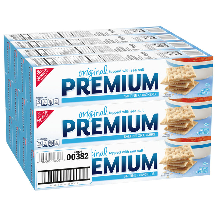 Premium Nabisco Saltine Crackers-4 oz.-12/Case