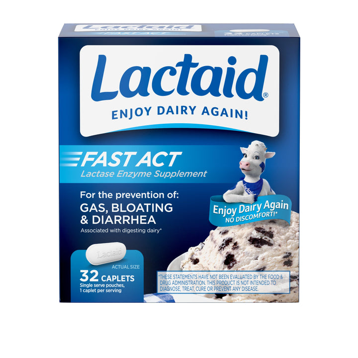Lactaid Fast Action Caplets-32 Count-3/Box-8/Case