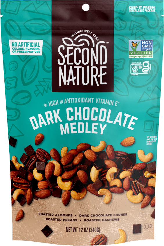 Second Nature Dark Chocolate Medley-12 oz.-6/Case