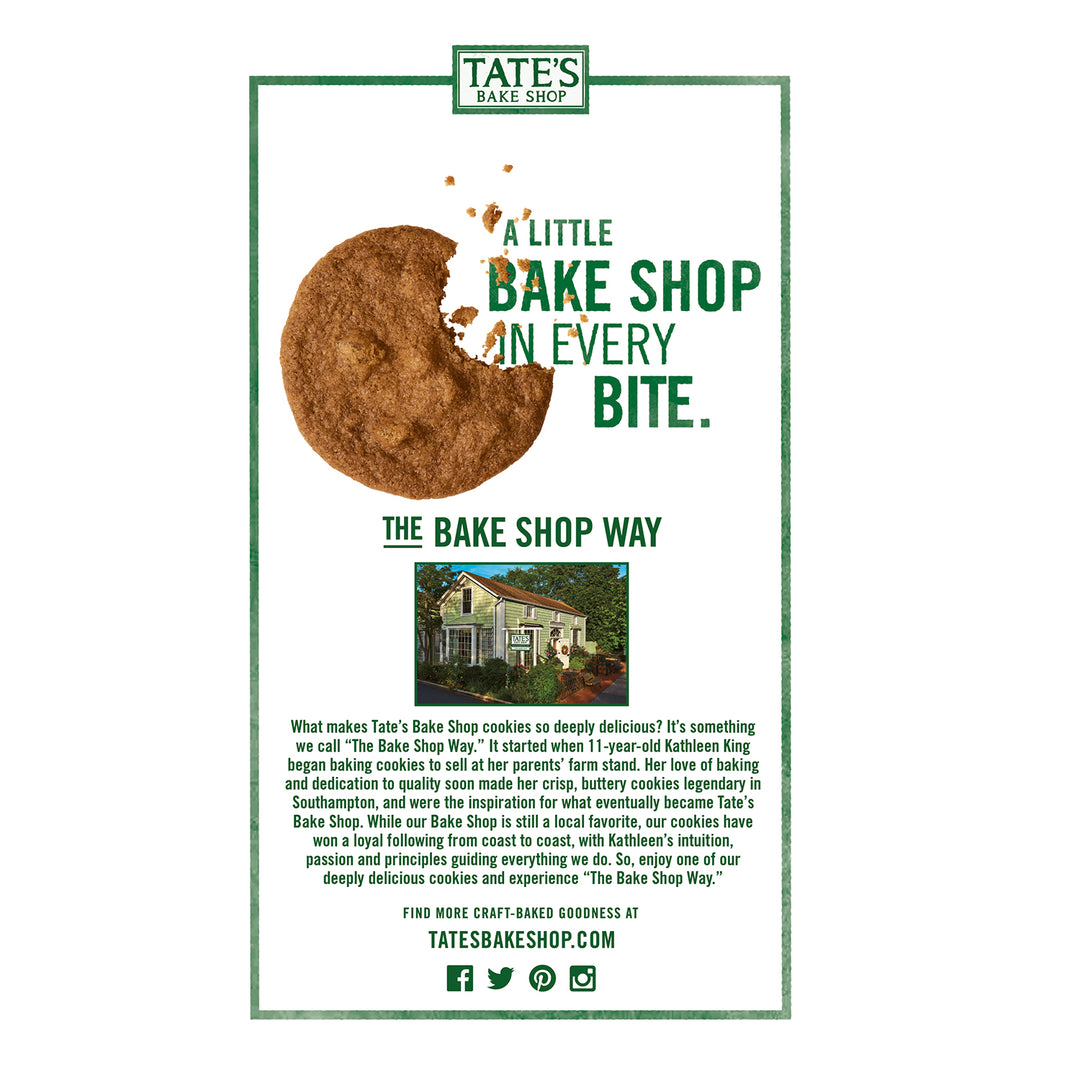 Tate's Bake Shop Gingerbread White Chocolate Madeleines-7 oz.-12/Case