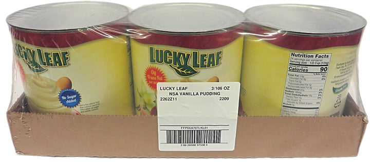 Lucky Leaf Vanilla Pudding Nsa-106 oz.-3/Case