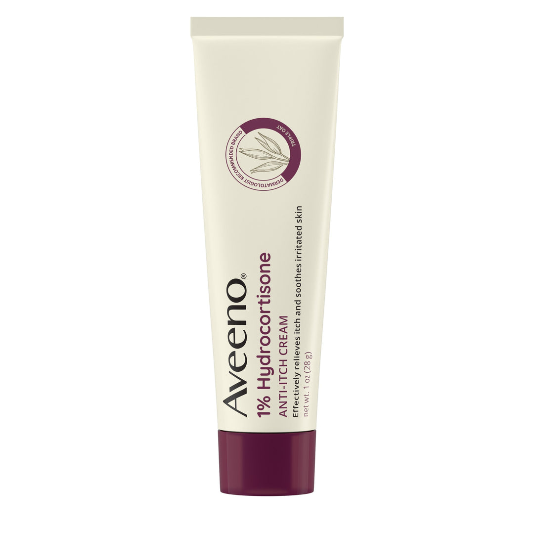 Aveeno Active Naturals Hydrocortisone Anti-Itch Cream-1 oz.-6/Box-4/Case